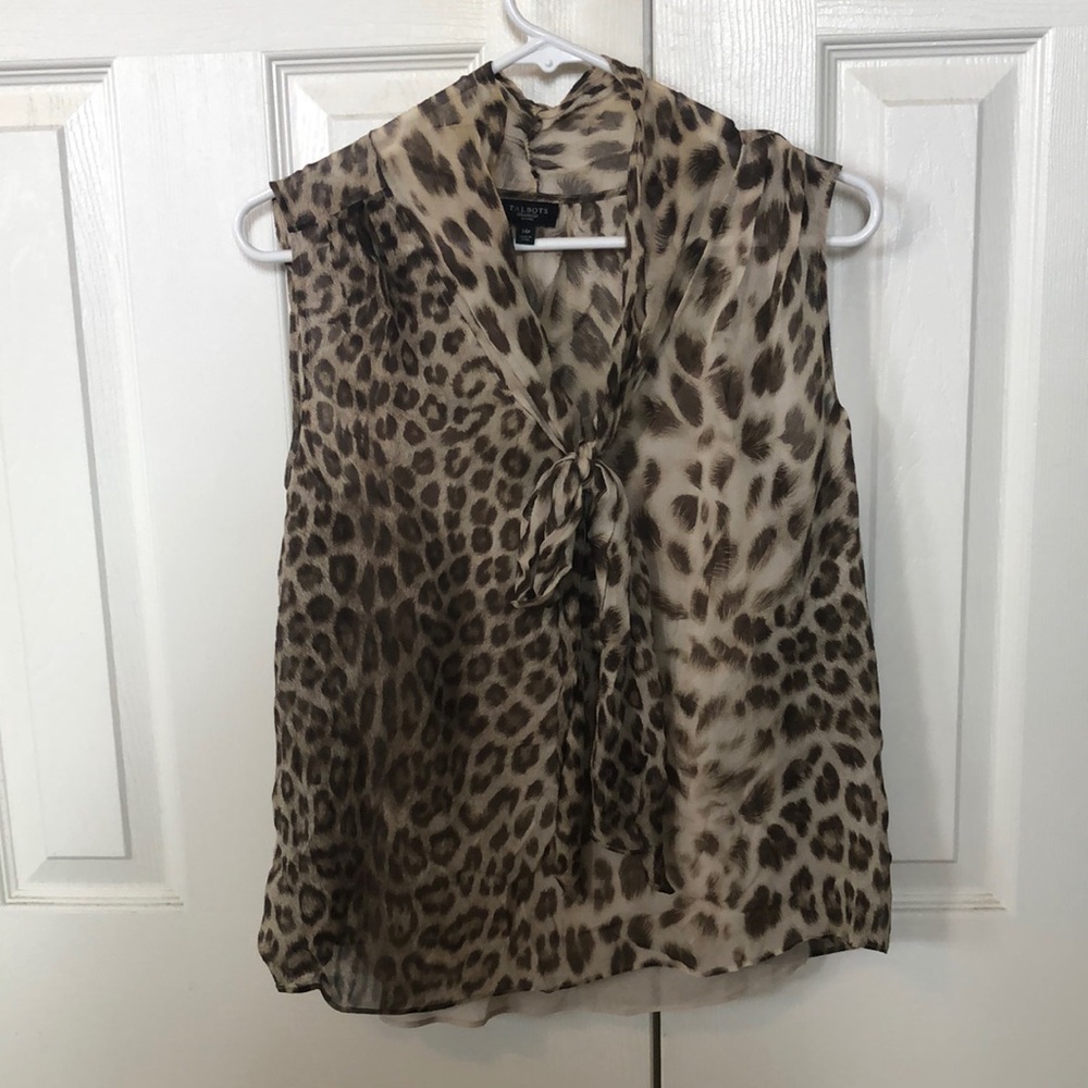 Talbots sleeveless top